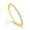 Round Cut White Diamond Eternity Band