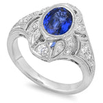 Sapphire and Diamond Ring | Beverley K