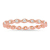 Diamond Wave Eternity Band | Beverley K