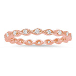 Diamond Wave Eternity Band | Beverley K