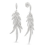Feather Diamond Earrings | Beverley K