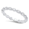 Hexagon and Marquise Shape Diamond Eternity Band | Beverley K 