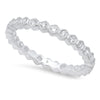 Hexagon Shape Diamond Eternity Band | Beverley K