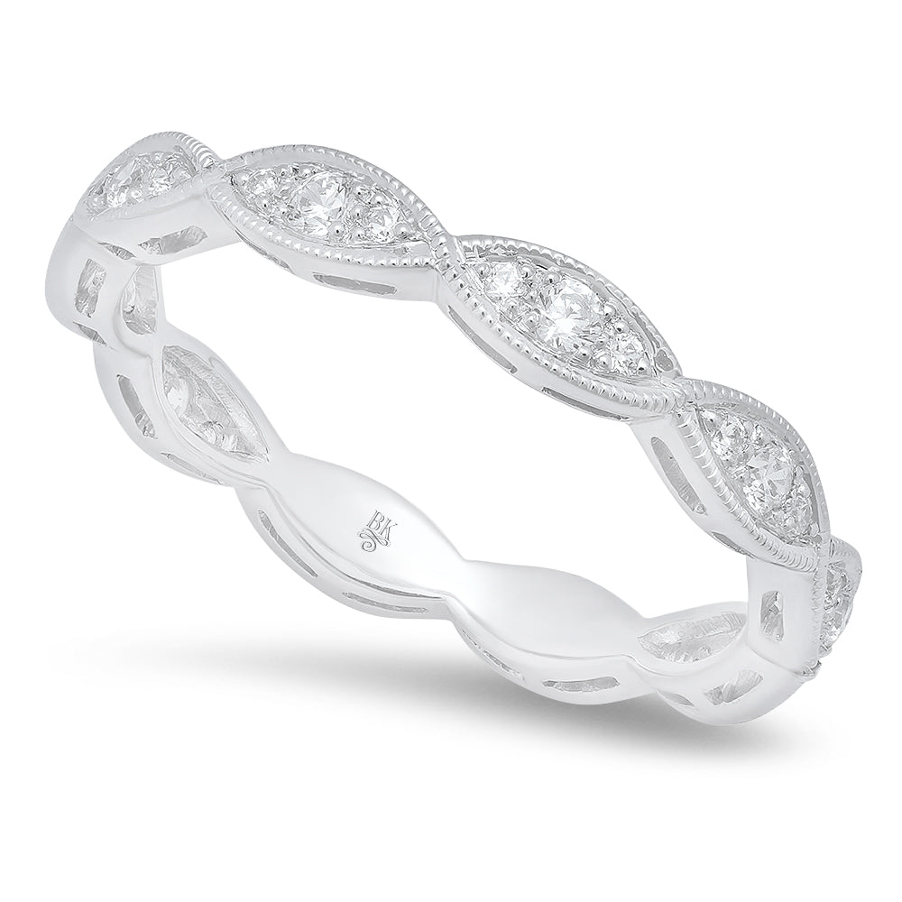 Marquise Design Diamond Eternity Band | Beverley K