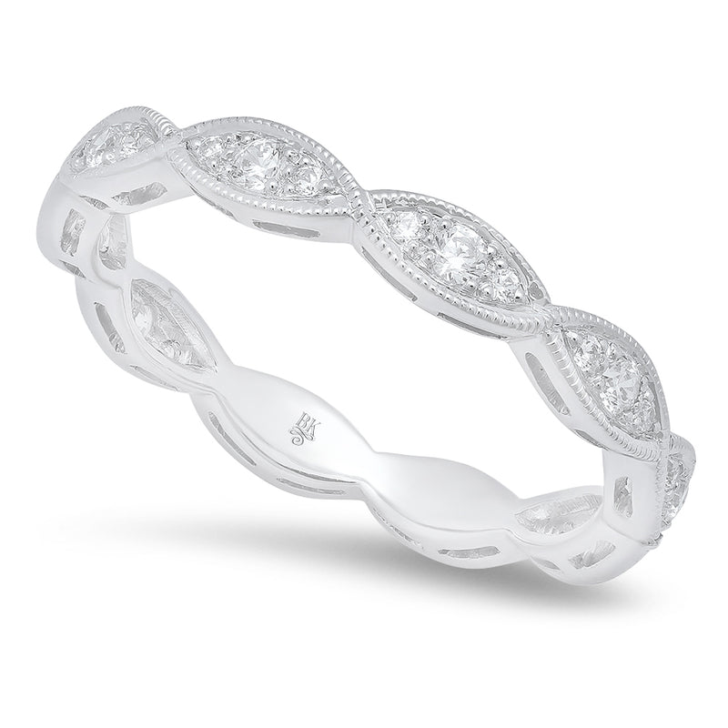 Marquise Design Diamond Eternity Band | Beverley K