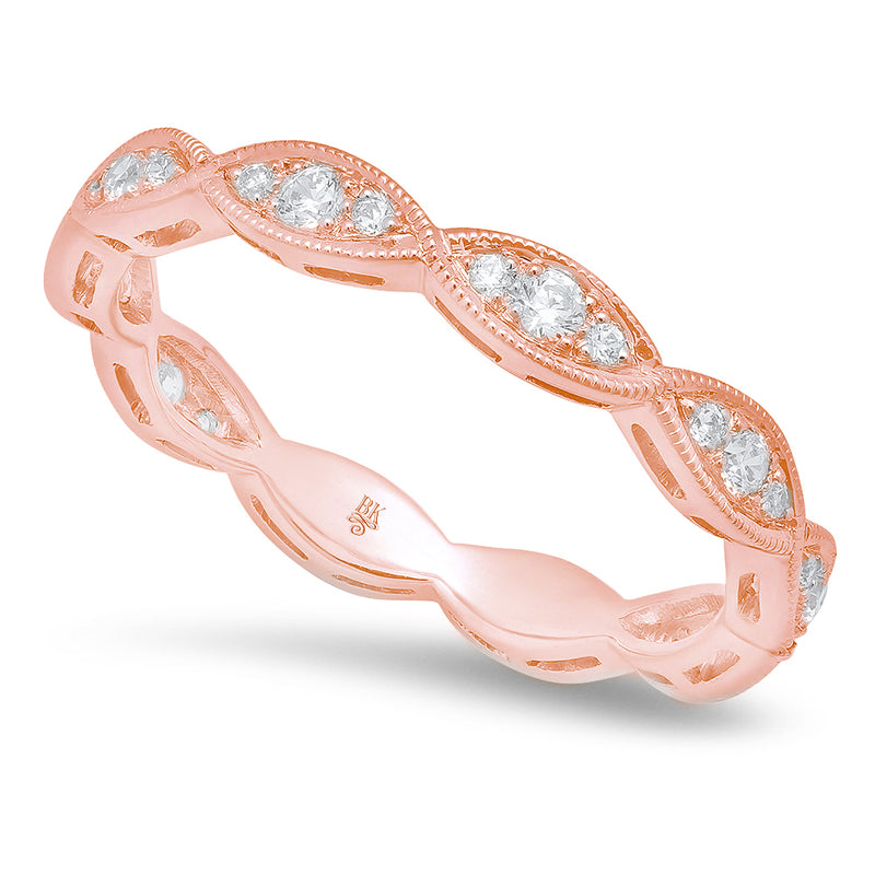 Marquise Design Diamond Eternity Band | Beverley K