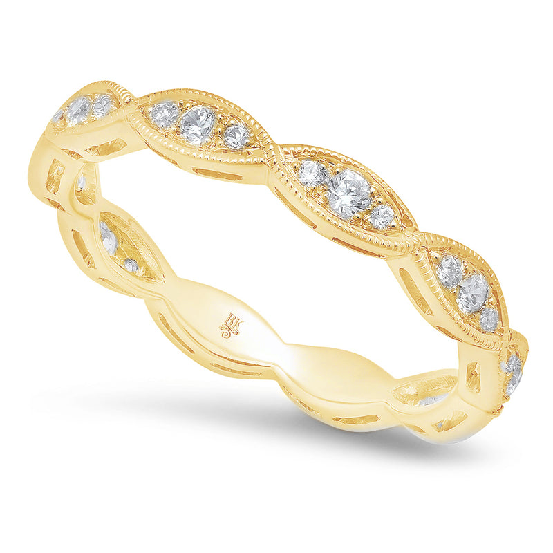 Marquise Design Diamond Eternity Band | Beverley K