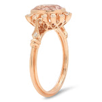 Oval Morganite Ring | Beverley K