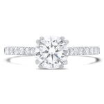 Prong Set Diamond Engagement Ring Setting | Beverley K