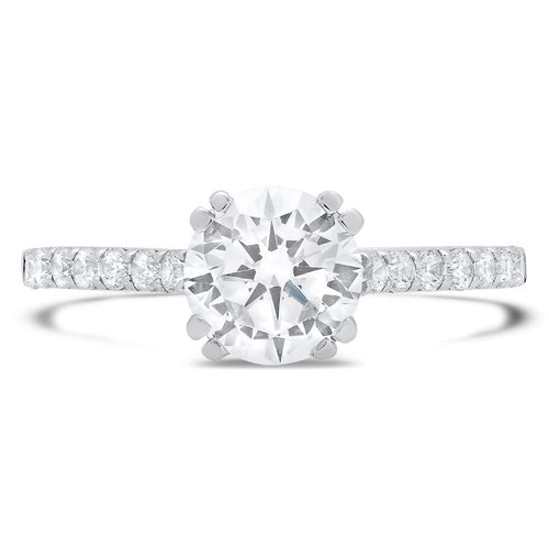Prong Set Diamond Engagement Ring Setting | Beverley K