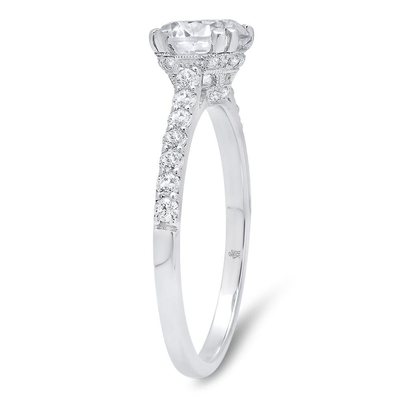 Prong Set Diamond Engagement Ring Setting | Beverley K