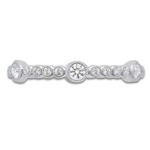 Round Bezel Diamond Eternity Band | Beverley K