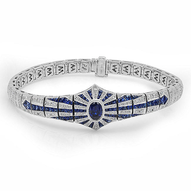 Sapphire and Diamond Bracelet | Beverley K
