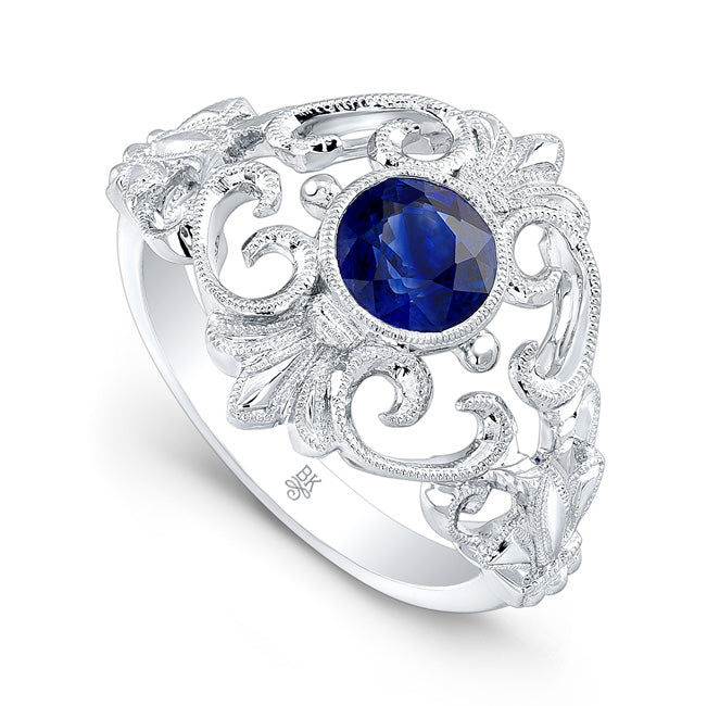 Sapphire Filigree Fashion Ring | Beverley K