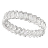 Slanted Baguette Diamond Eternity Band | Beverley K