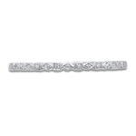 Square and Diamond Shape Thin Eternity Band | Beverley K