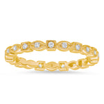 Square and Marquise Shape Diamond Eternity Band | Beverley K