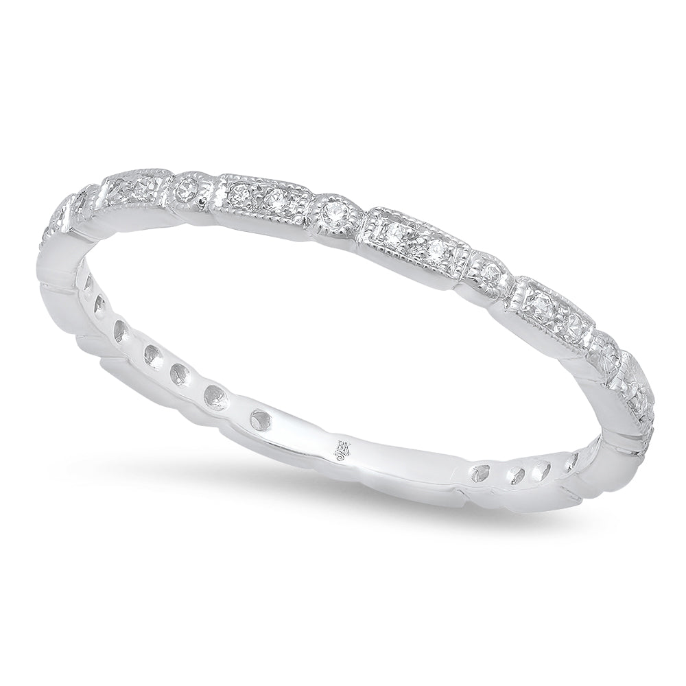 Thin Diamond Eternity Band | Beverley K