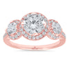 Triple Halo Diamond Engagement Ring Setting | Beverley K