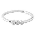 Bezel Set Round Diamond Fashion Band