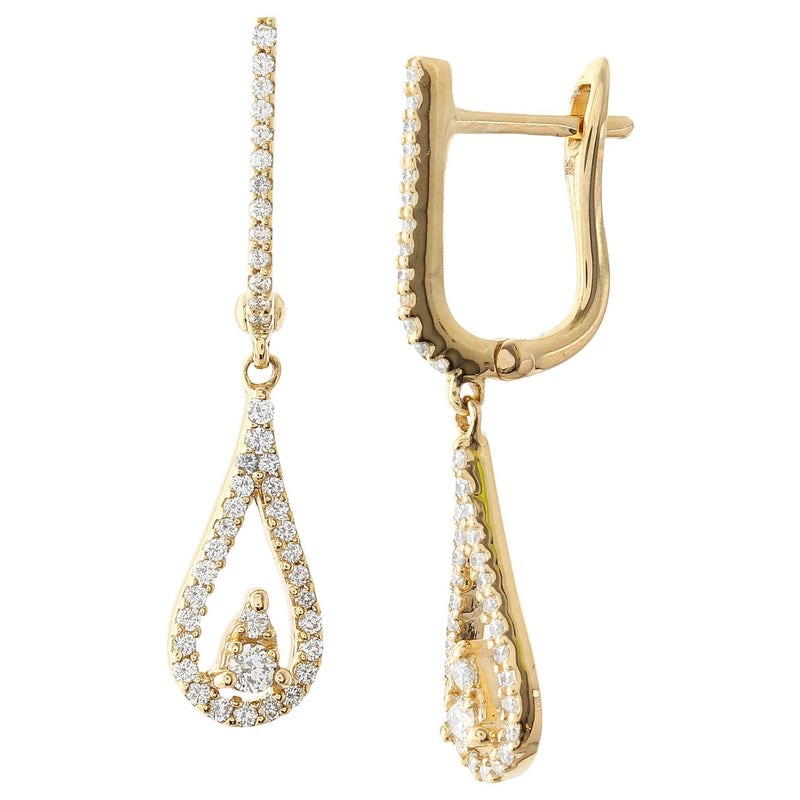 Diamond Drop Earrings