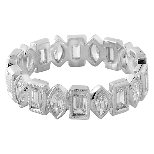 Bezel Set Diamond Eternity Band