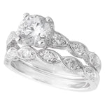 Marquise Shape Diamond Engagement Set