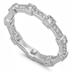 Vintage Inspired Diamond Eternity Band