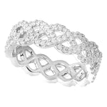 Round Diamond Eternity Infinity Band