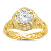 Vintage Inspired Diamond Engagement Semi-Mount
