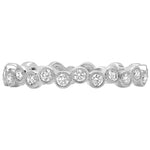 Round Diamond Bezel Set Eternity Band