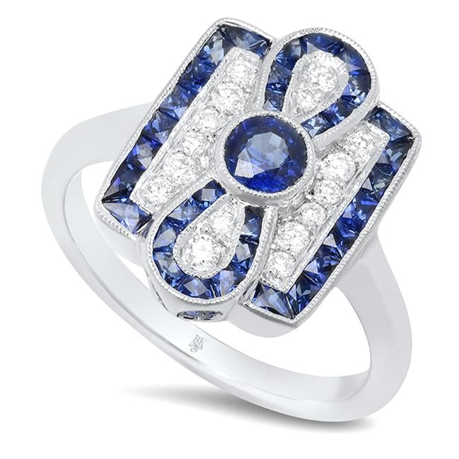 Infinity Sapphire and Diamond Mount