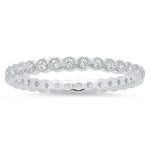 Bezel Set Round Diamond Eternity Band