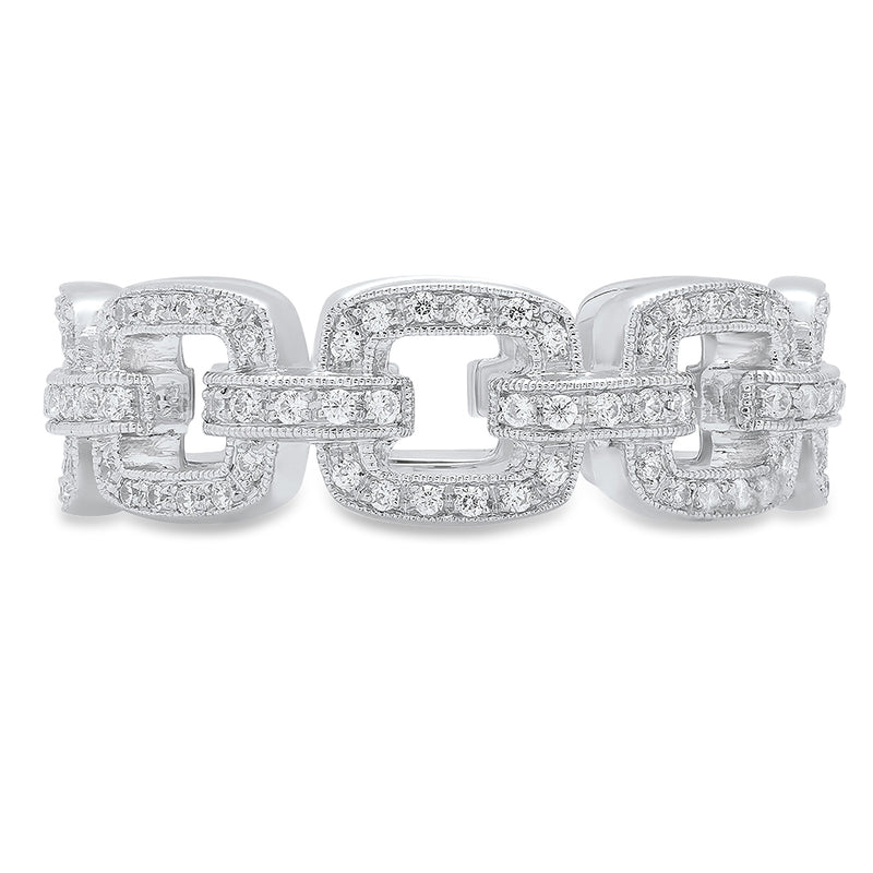 Diamond Chain Links Eternity Band