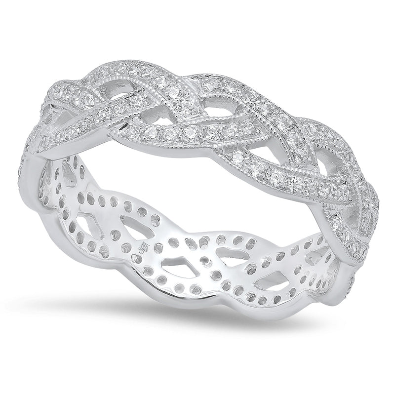 Infinity Diamond Eternity Band