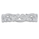 Diamond Floral Eternity Band