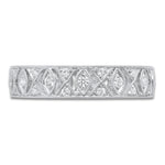 Art Deco Diamond Eternity Band