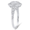 Bezel Set Diamond Engagement Semi-Mount