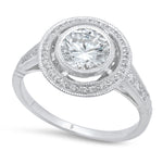 Bezel Set Diamond Engagement Semi-Mount