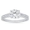 Diamond Baguette Shoulders Engagement Semi-Mount