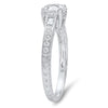 Diamond Baguette Shoulders Engagement Semi-Mount