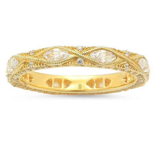 Marquise Cut Diamond Eternity Band (Video View)