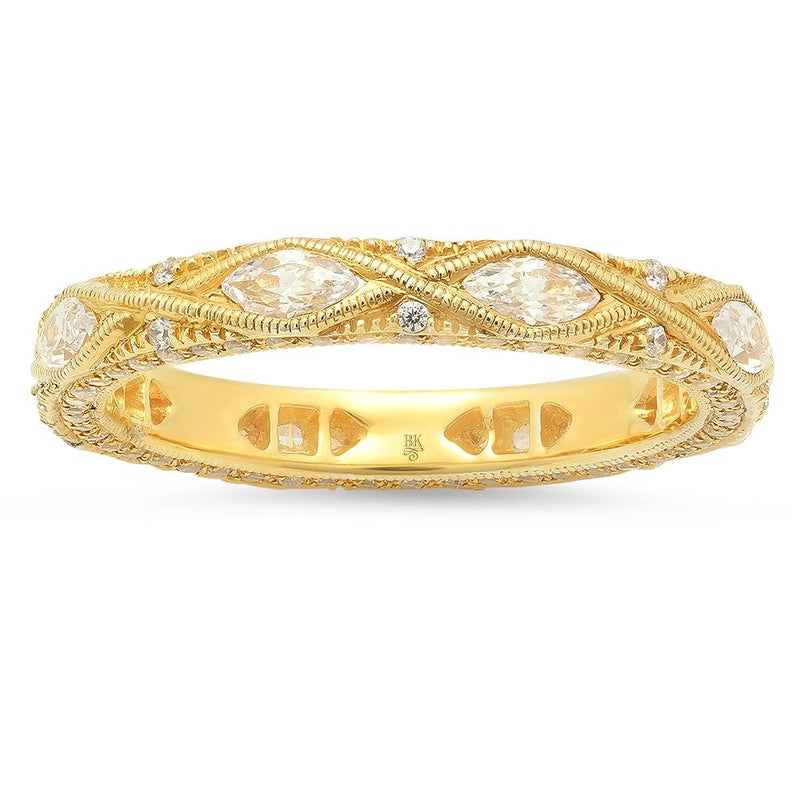 Marquise Cut Diamond Eternity Band (Video View)