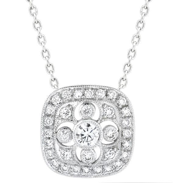 Round Cut Diamonds Pendant