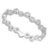 Dancing Diamond Bezel Set Eternity Band