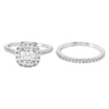 Diamond Halo Engagement Set