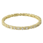 Bezel Set Diamond Micro Eternity Band